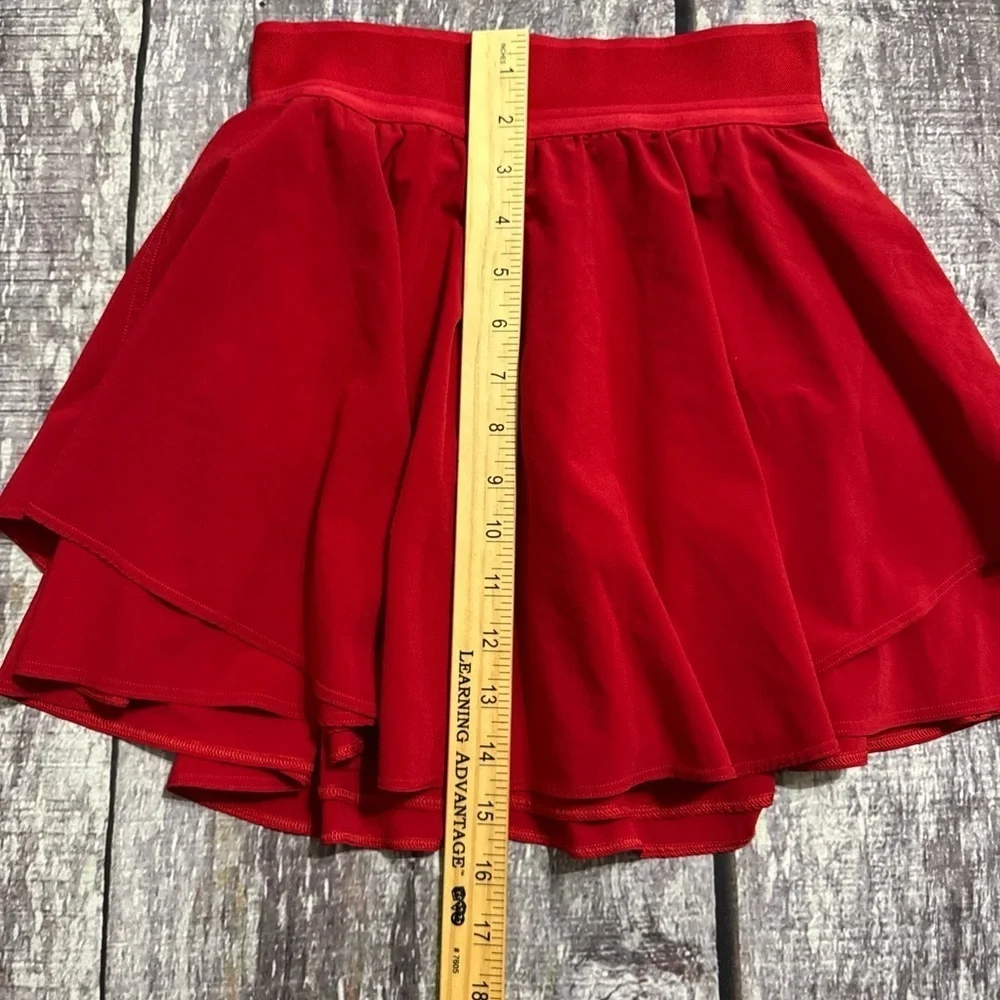 Lululemon Red Court Rival Skirt